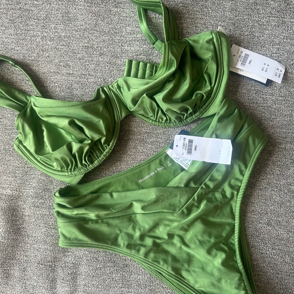 Abercrombie & Fitch Green Bikini